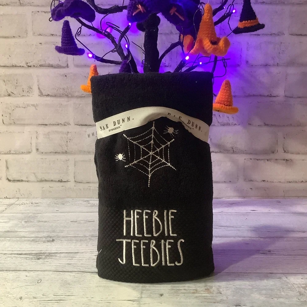 Rae Dunn 2 Pk. Heebie Jeebies Hand Towels